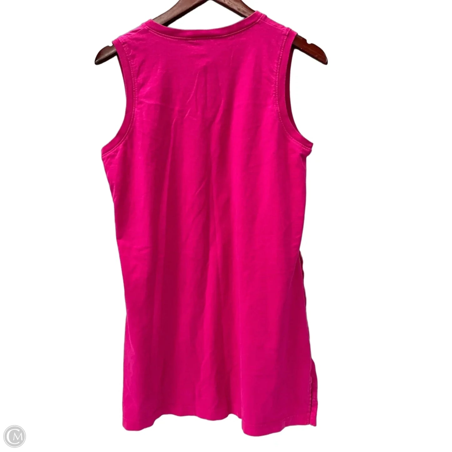 Dress Casual Midi By Lands End In Pink, Size: S
