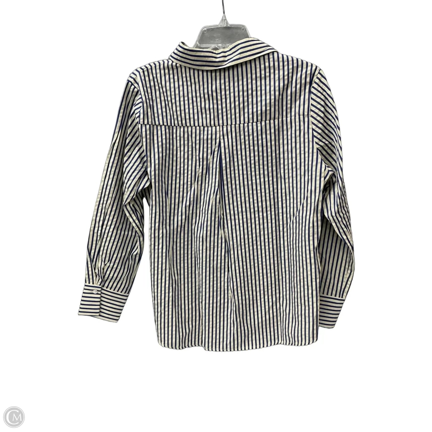 Top Long Sleeve By Clothes Mentor In Striped Pattern, Size: L