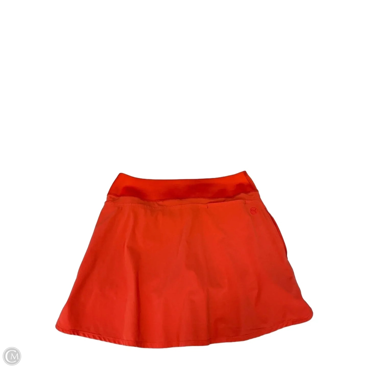 Athletic Skirt By Puma In Orange, Size: M