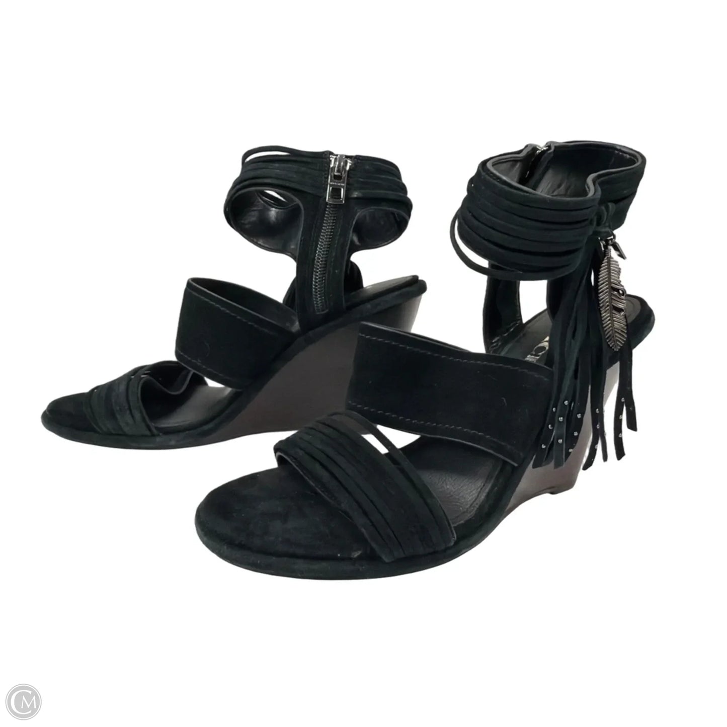 Shoes Designer By Coach In Black, Size: 8