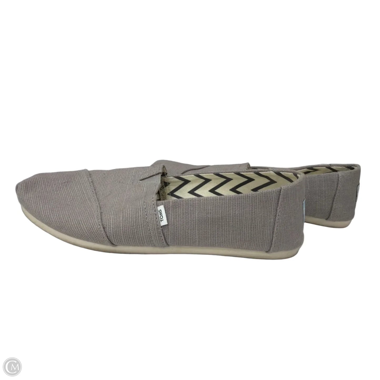Shoes Flats By Toms In Grey, Size: 8
