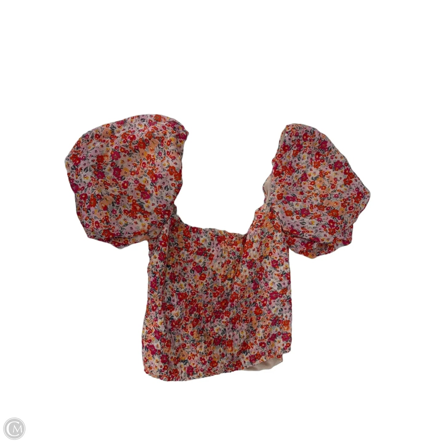 Top Short Sleeve By Astr In Floral Print, Size: Xs