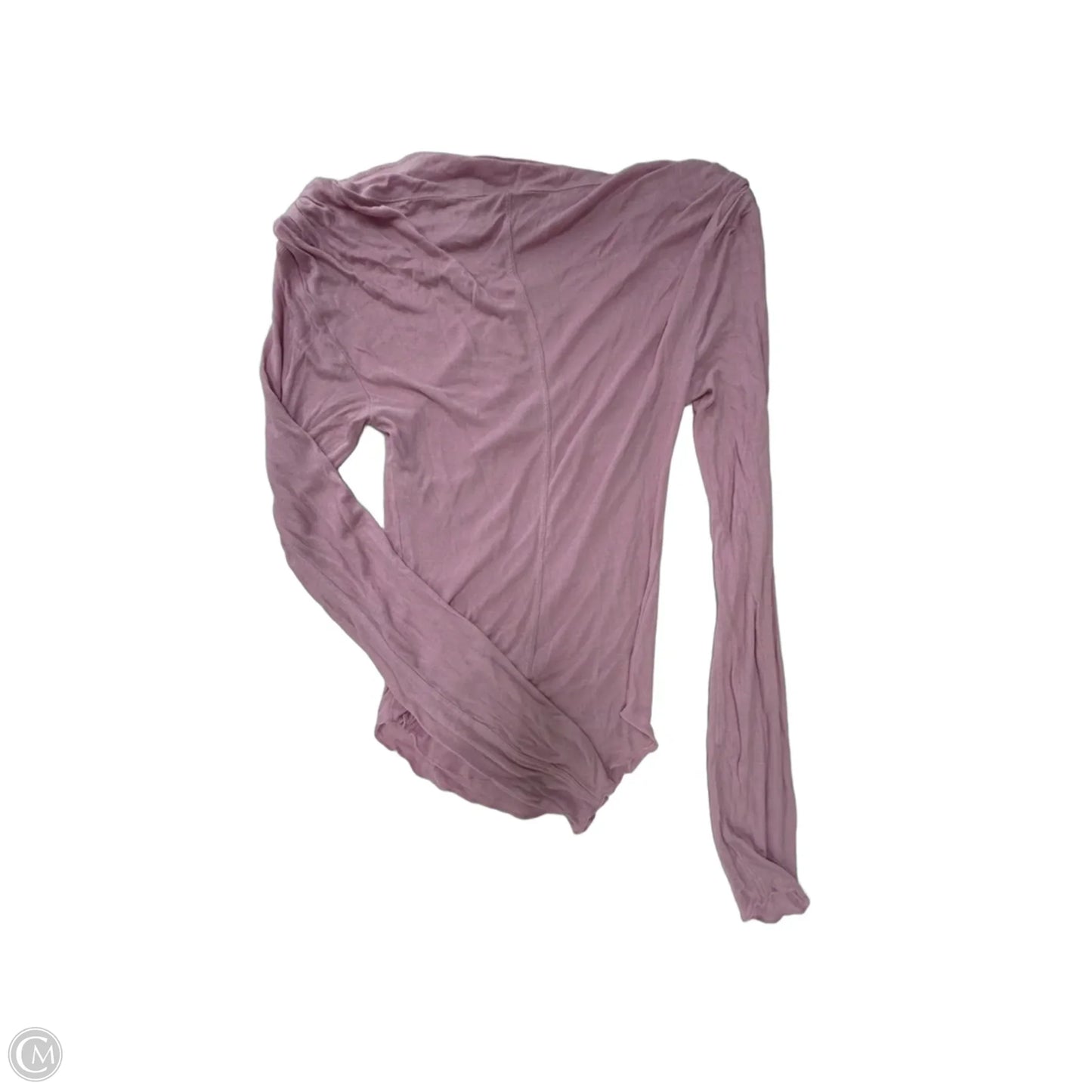 Top Long Sleeve By Free People In Pink, Size: S