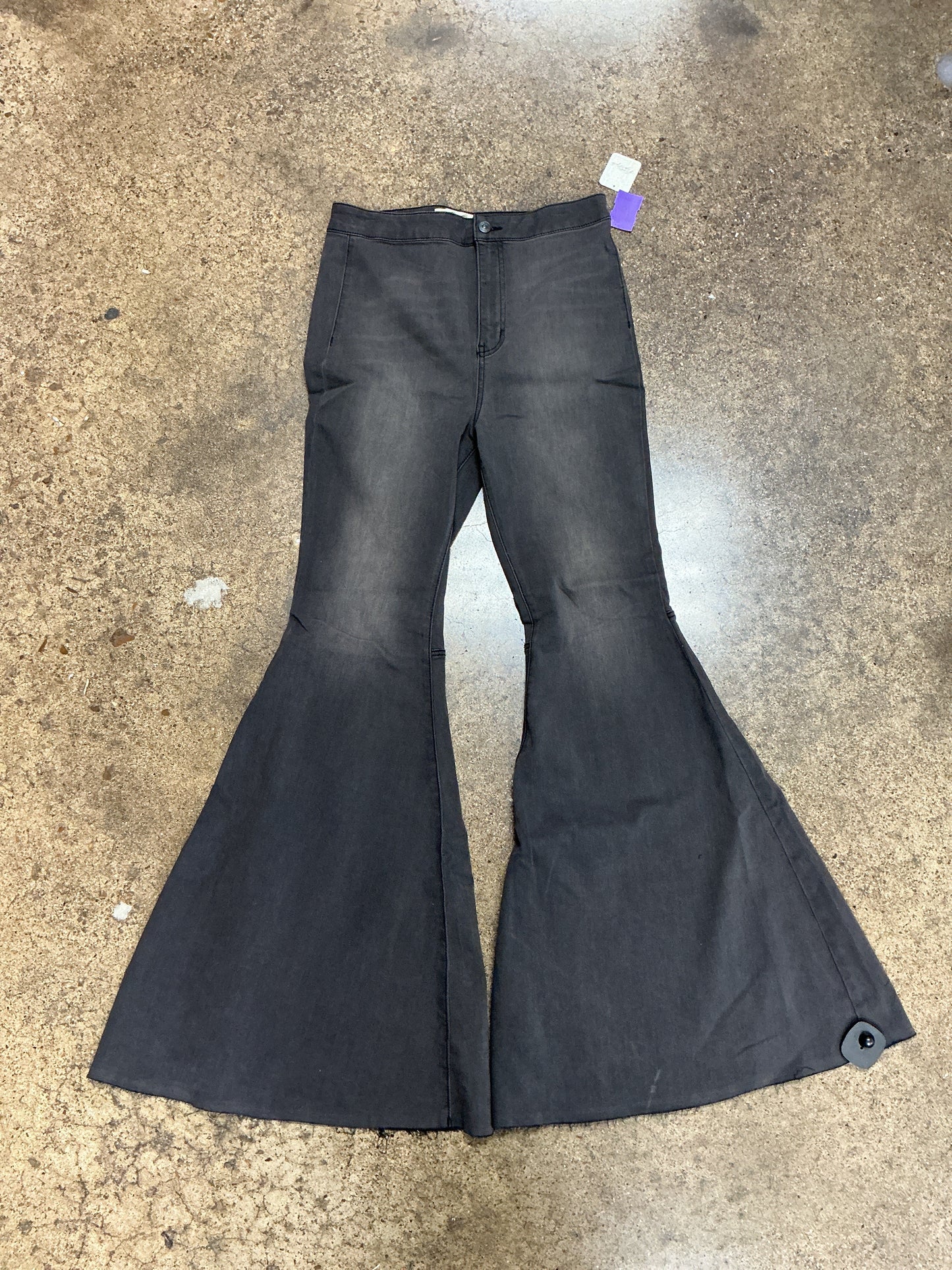Jeans Flared By We The Free In Black, Size:12