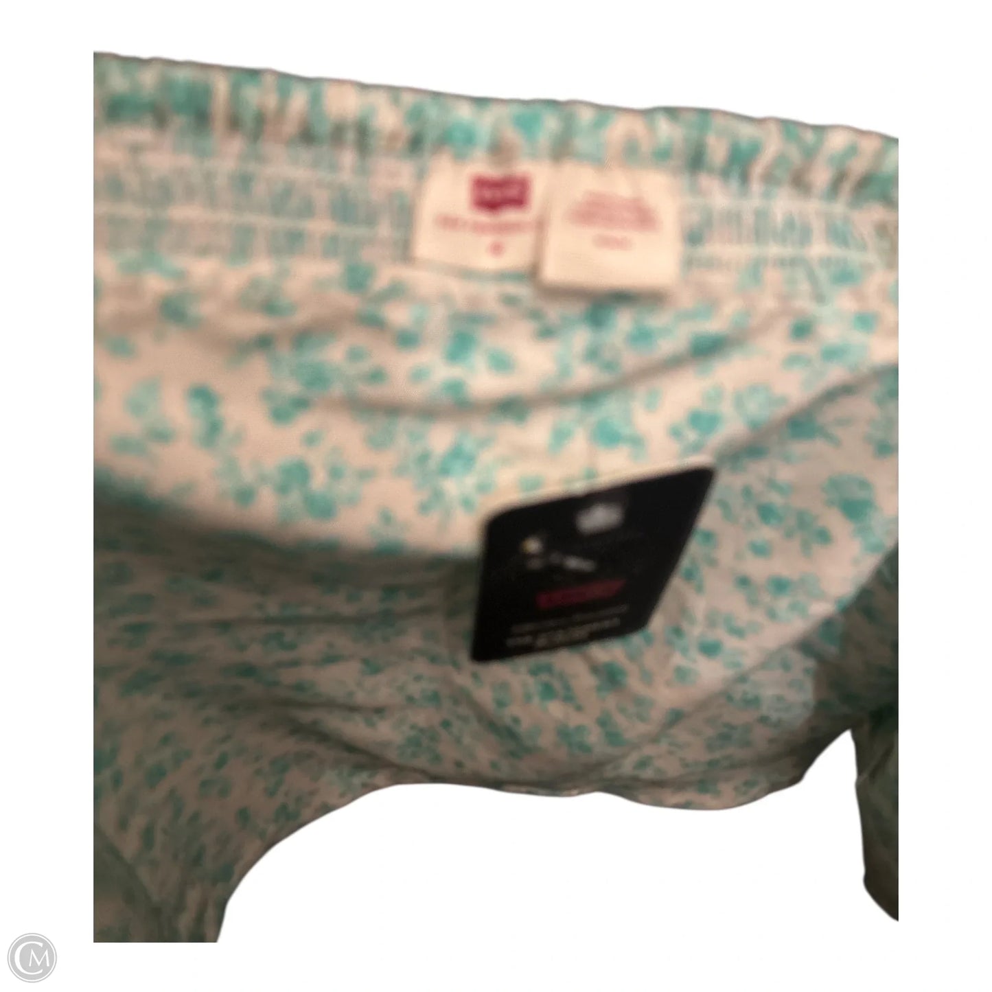 Top Short Sleeve Basic By Levis In Green, Size: M