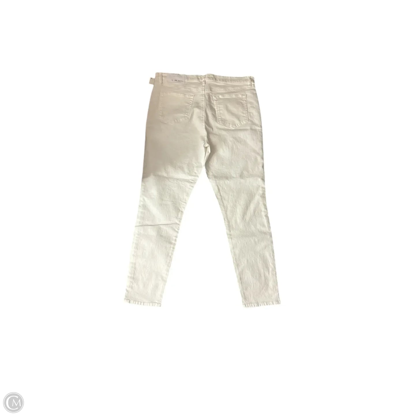 Jeans Skinny By Loft In White, Size: 14
