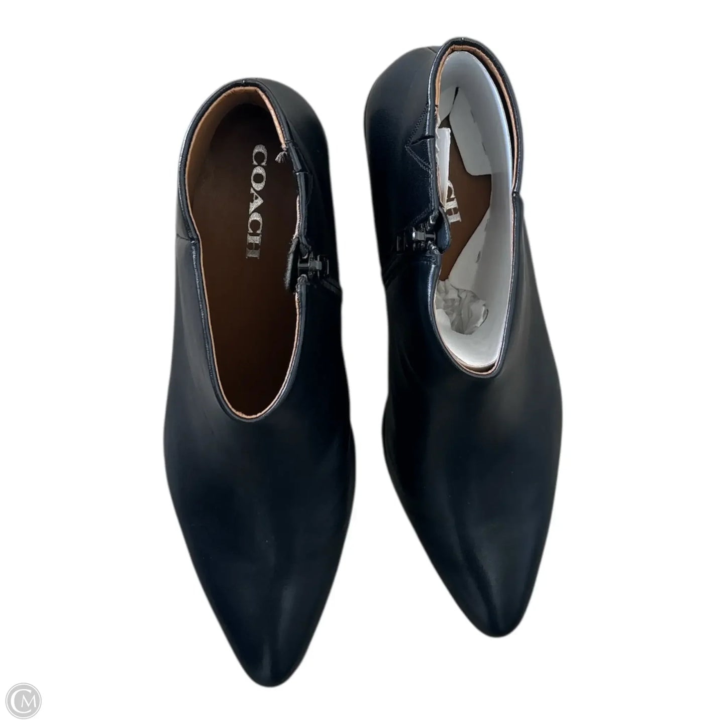 Boots Designer By Coach In Black, Size: 11