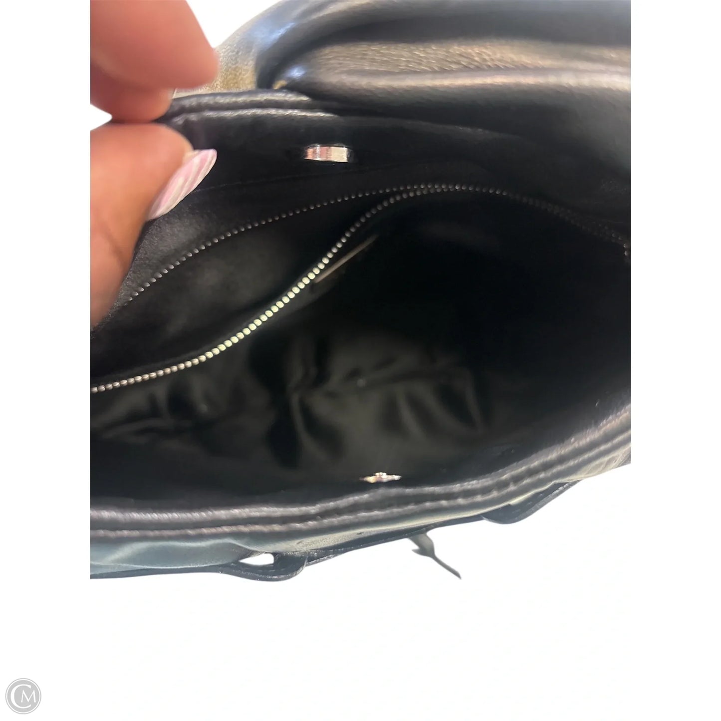 Handbag Leather By Clothes Mentor, Size: Medium