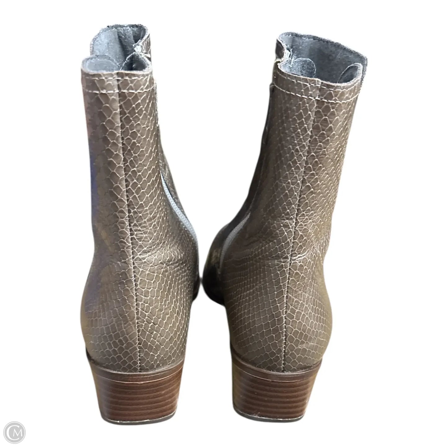 Boots Ankle Heels By Rockport In Brown, Size: 8.5