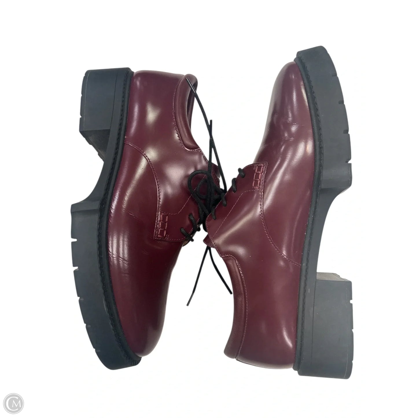 Shoes Designer By Coach In Maroon, Size: 11