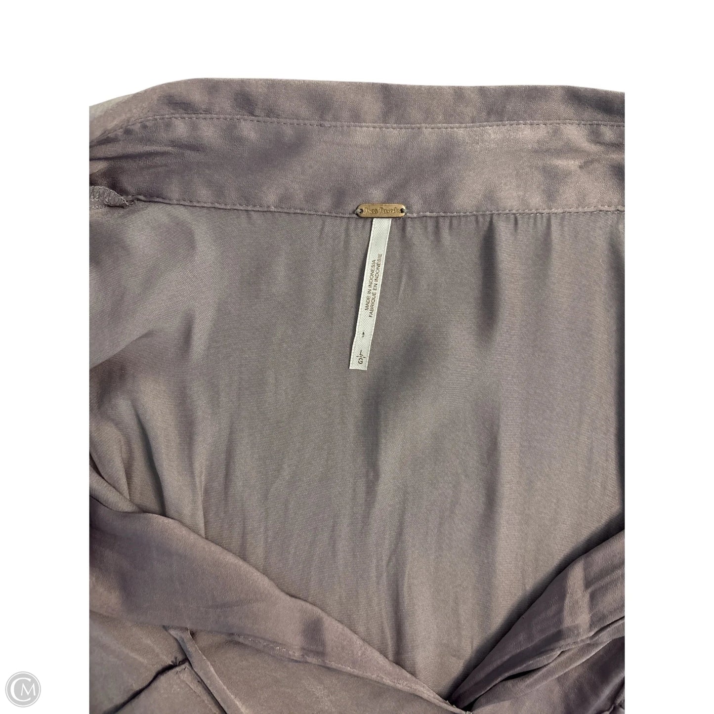 Top Long Sleeve Basic By Free People In Purple, Size: L