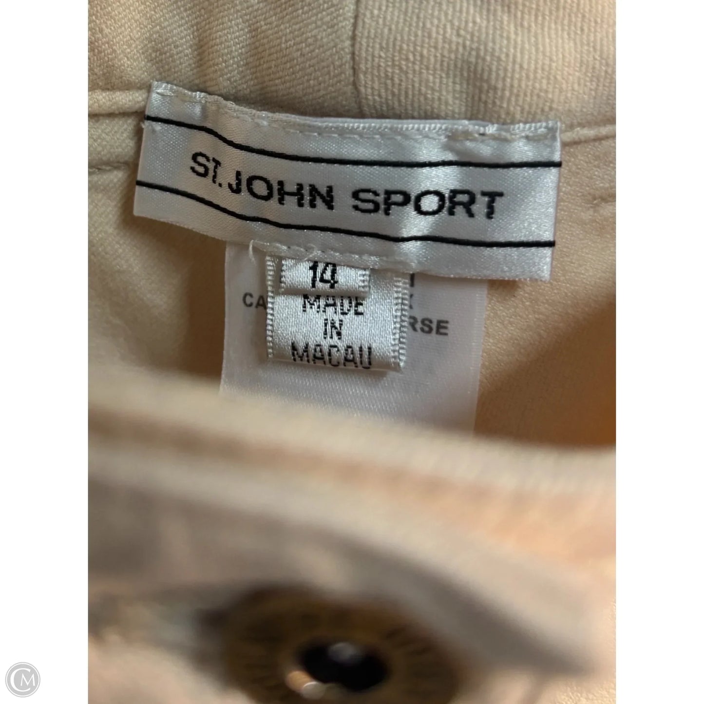 Pants Luxury Designer By St John Collection In Cream, Size: 14
