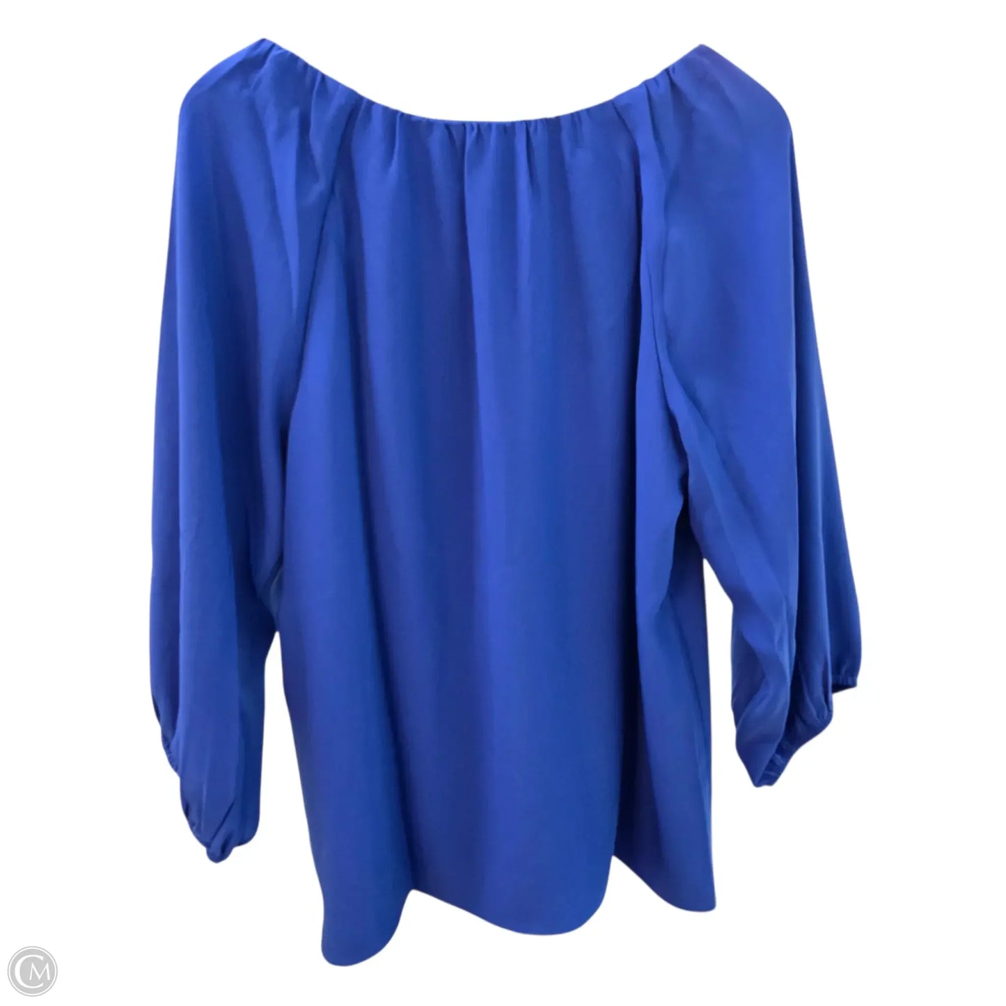 Top Long Sleeve Basic By Clothes Mentor In Blue, Size: M