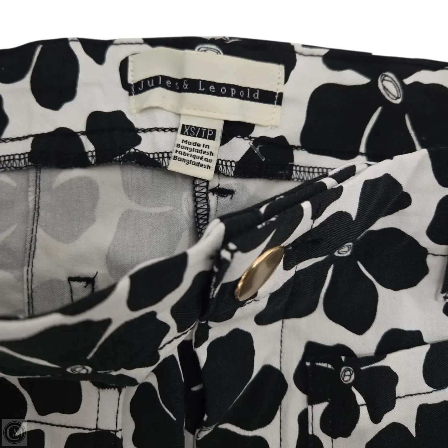 Pants Dress By Jules & Leopold In Black & White, Size: Xs
