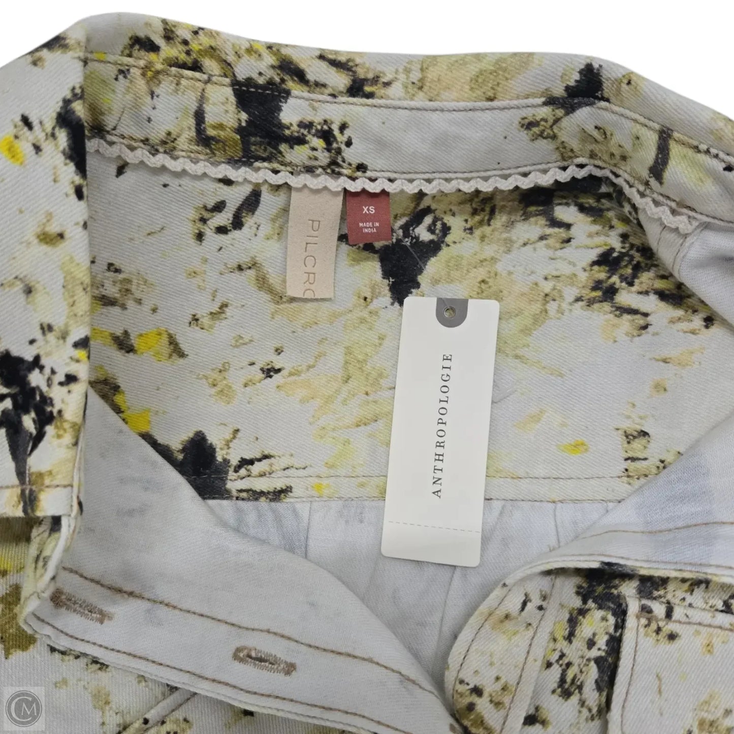 Jacket Other By Pilcro In Yellow, Size: Xs