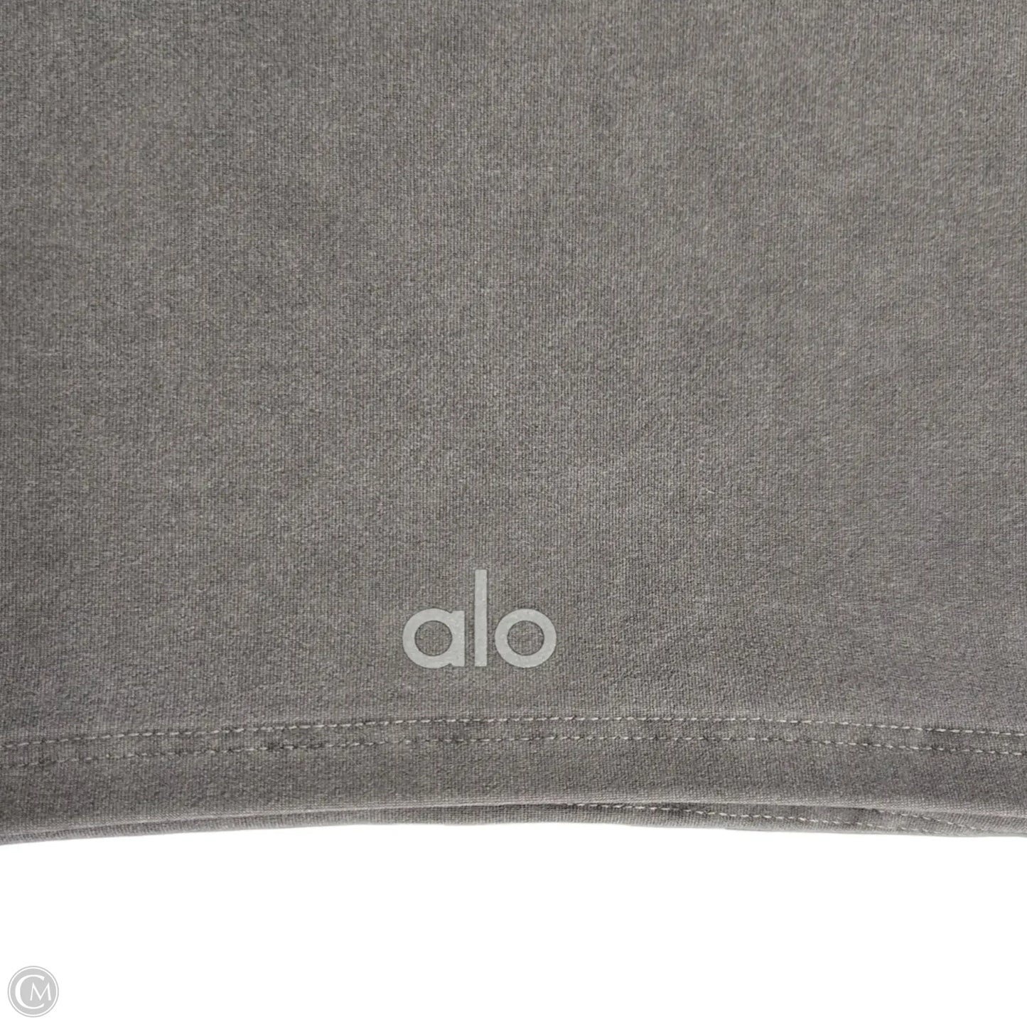 Athletic Top Long Sleeve Crewneck By Alo In Grey, Size: Xs