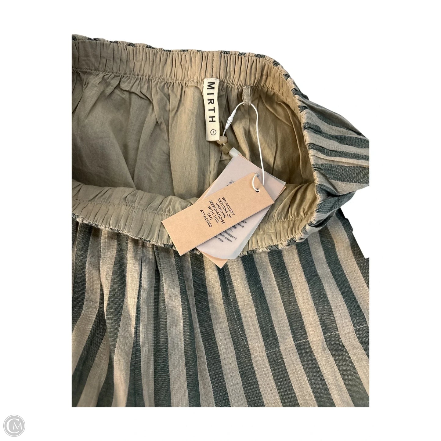 Shorts By Clothes Mentor In Green & Tan, Size: S