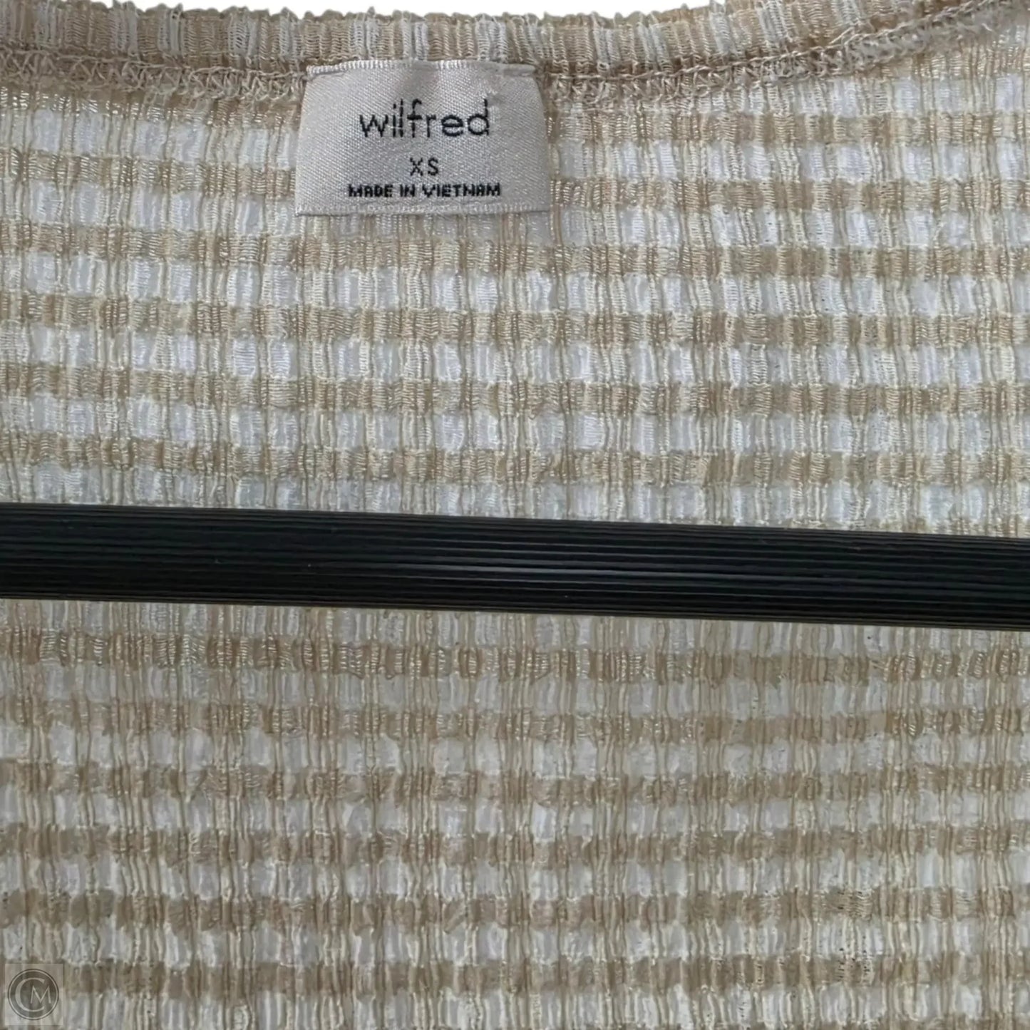 Top Short Sleeve Basic By Wilfred In Tan, Size: Xs