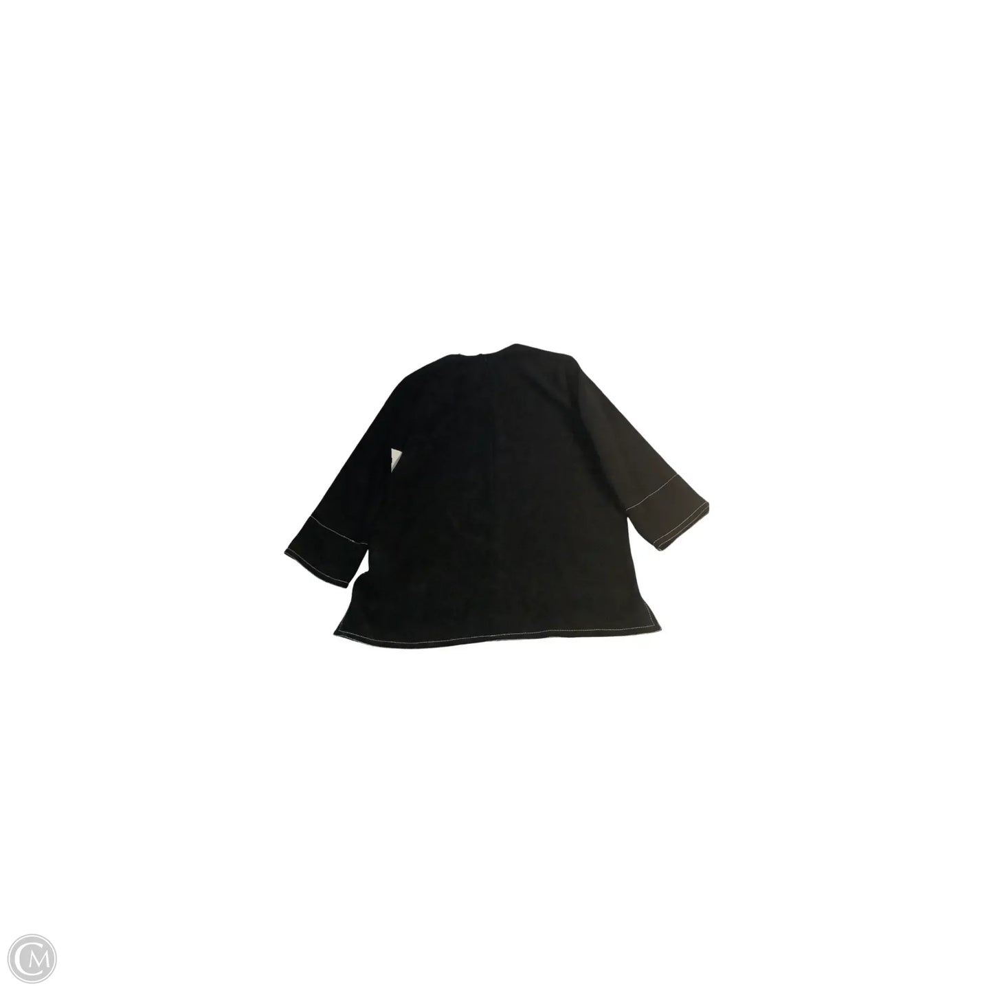 Top Long Sleeve Basic By Zara Women In Black, Size: Xs