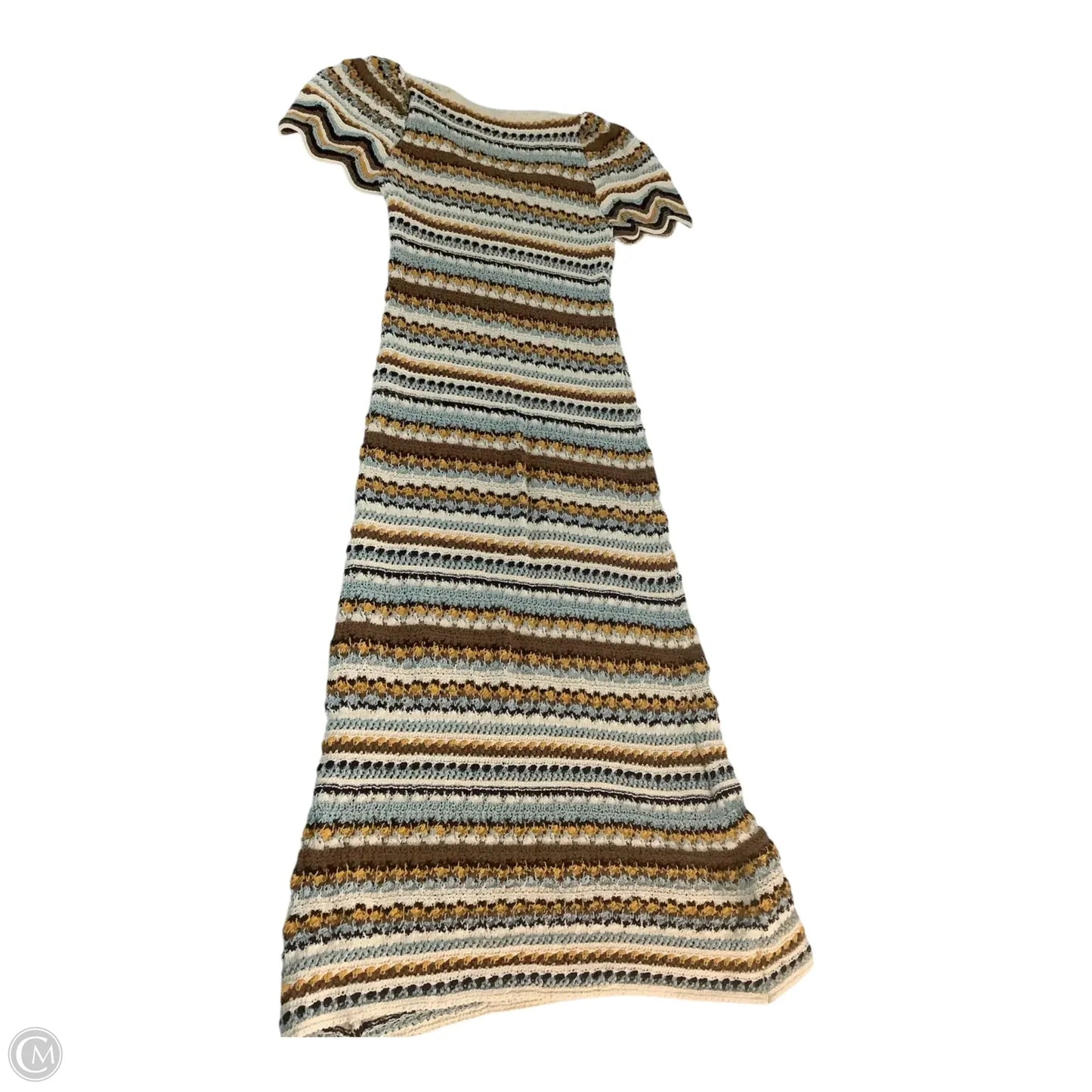Dress Casual Maxi By Zara In Striped Pattern, Size: M