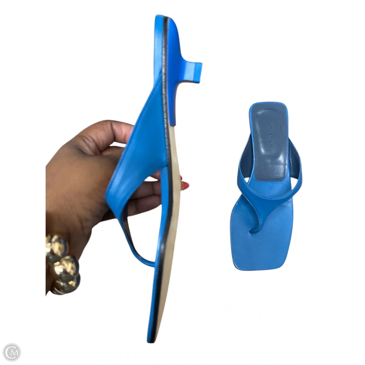 Sandals Heels Kitten By Cma In Blue