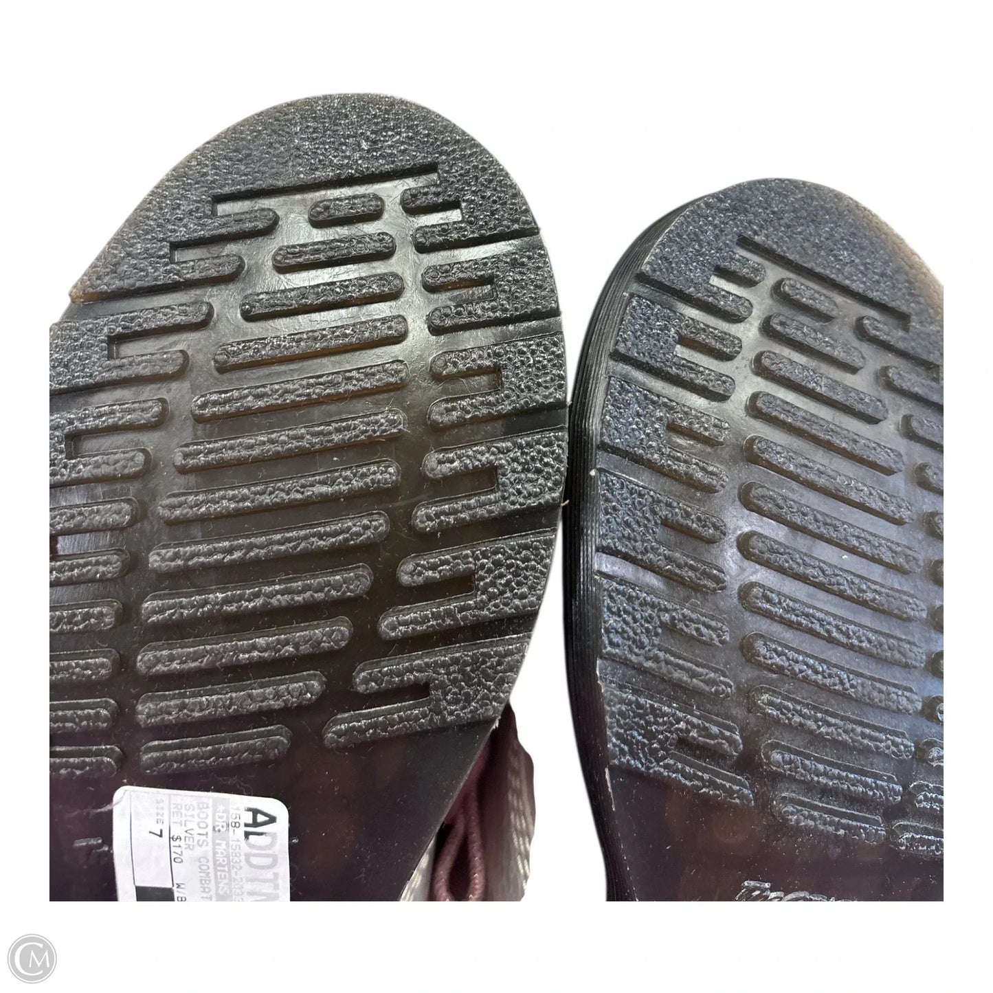 Boots Combat By Dr Martens In Silver, Size: 7