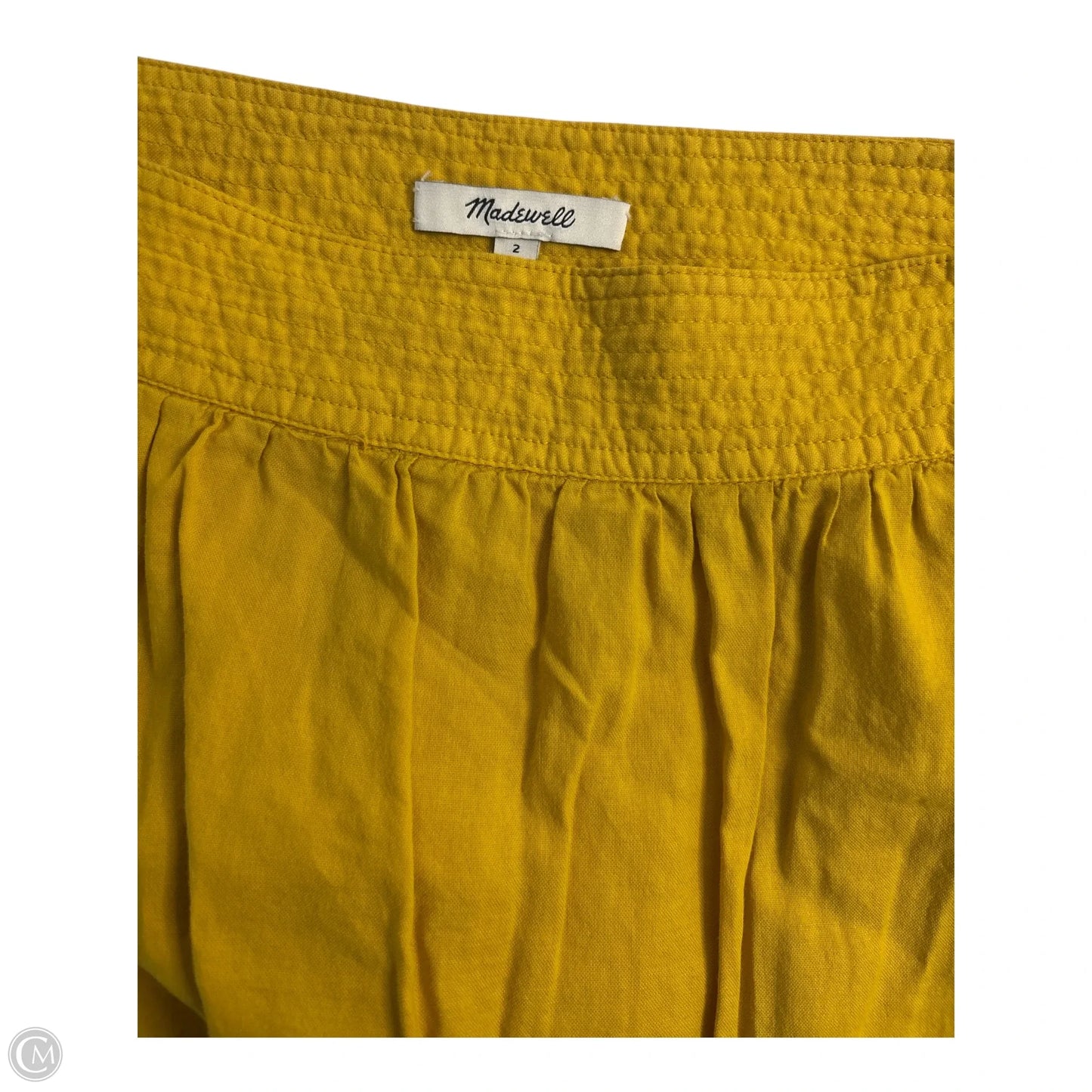 Skirt Maxi By Madewell In Yellow, Size: 2