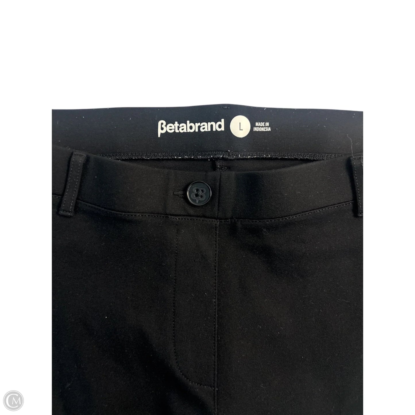 Pants Wide Leg By Betabrand In Black, Size: L