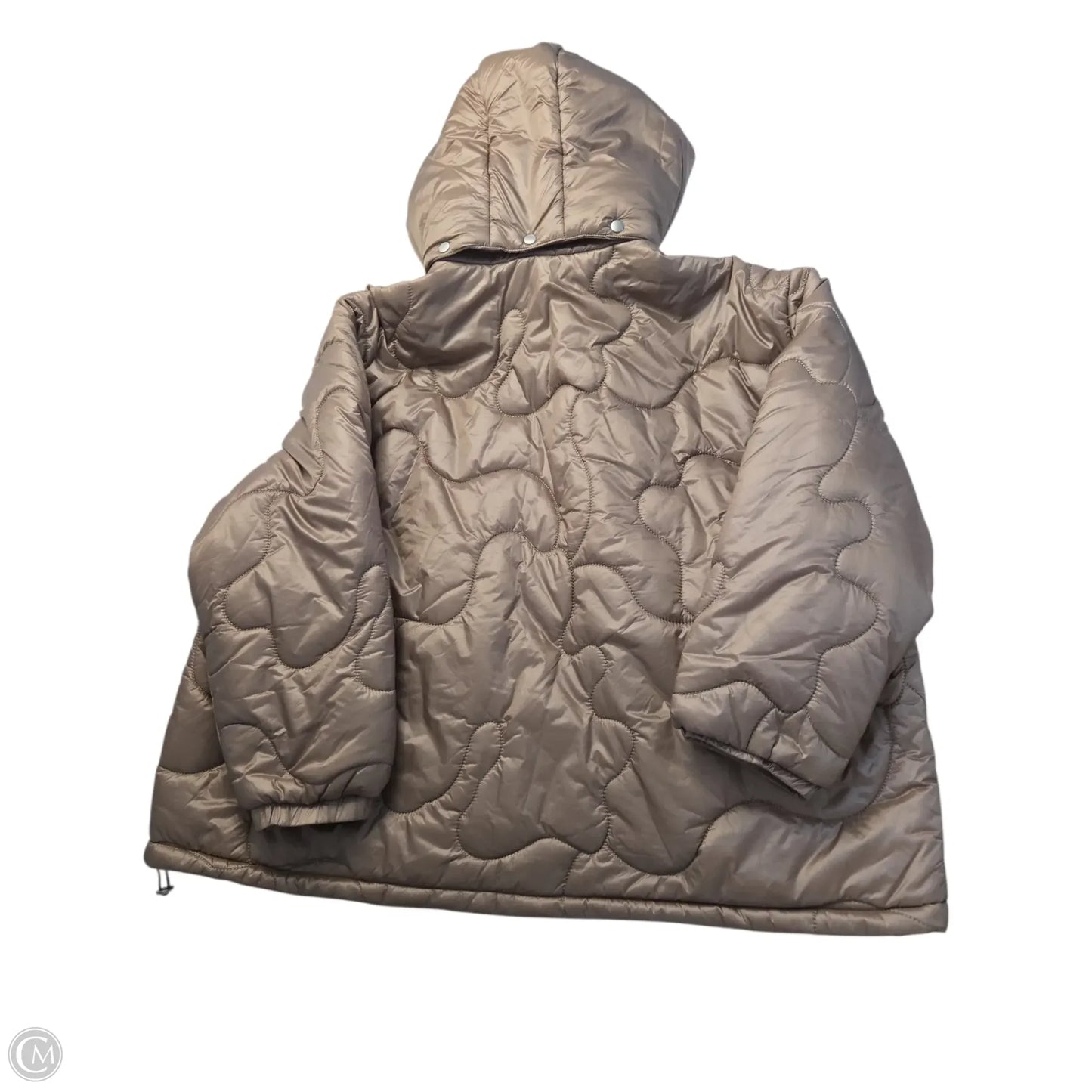 Coat Puffer & Quilted By Clothes Mentor In Tan, Size: 1x