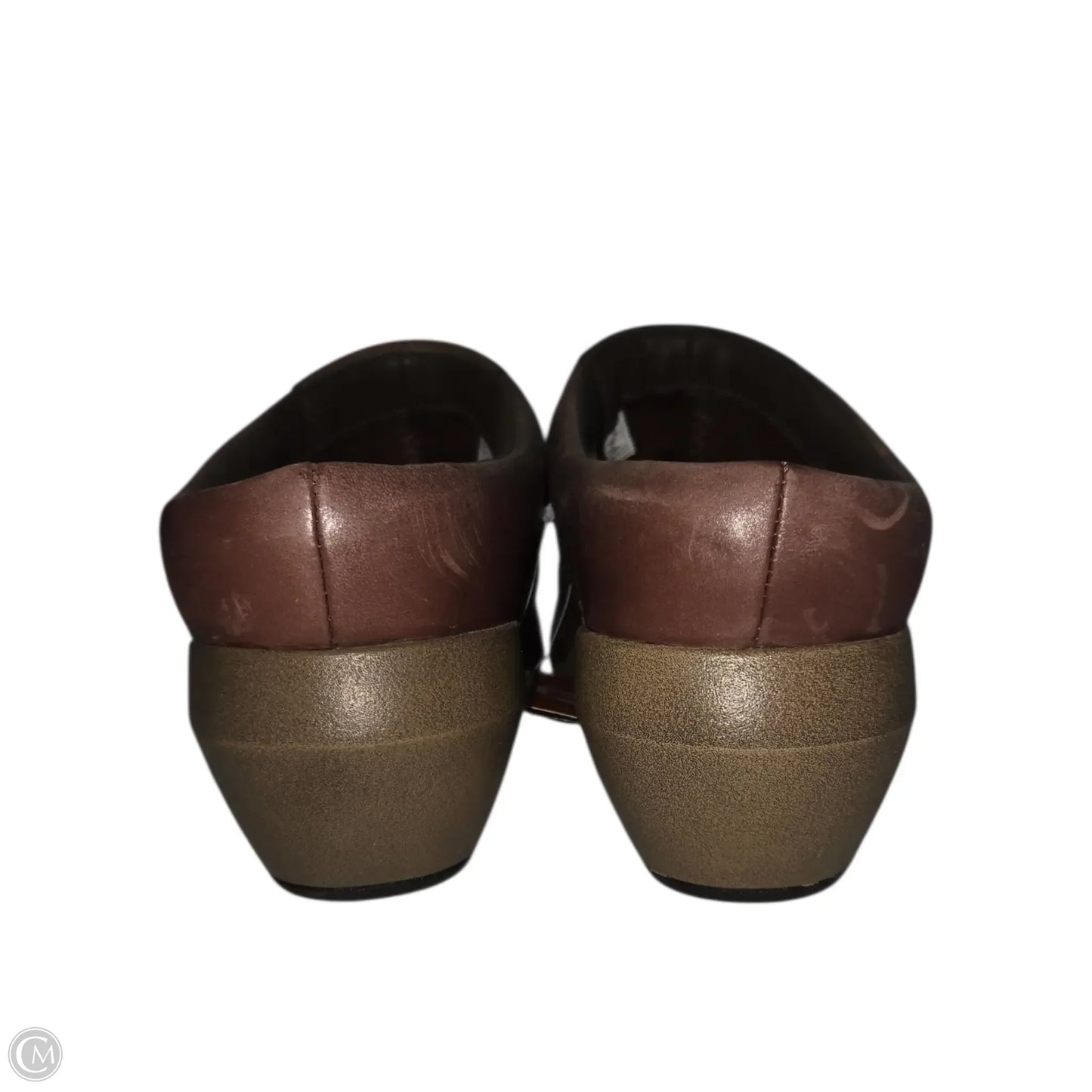 Shoes Heels Block By Merrell In Brown, Size: 8.5