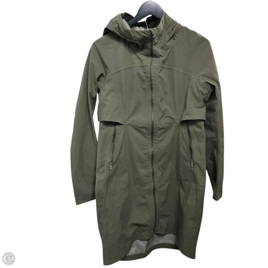 Coat Raincoat By Lululemon In Green, Size: 4