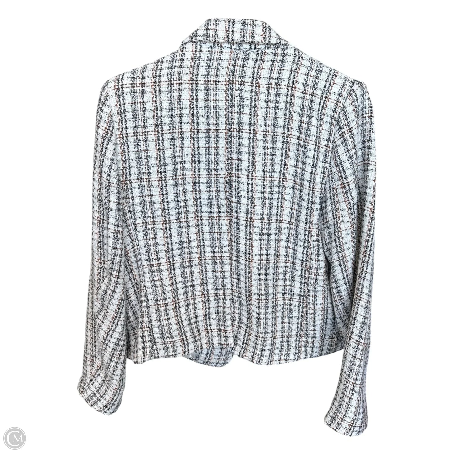 Blazer By Draper James In Brown & White, Size: Xl