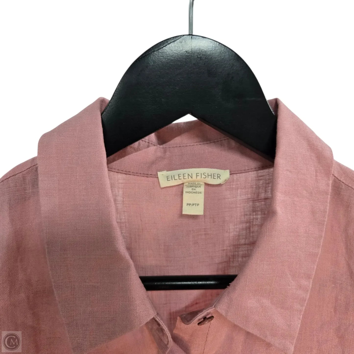 Top Long Sleeve Basic By Eileen Fisher In Pink, Size: Sp
