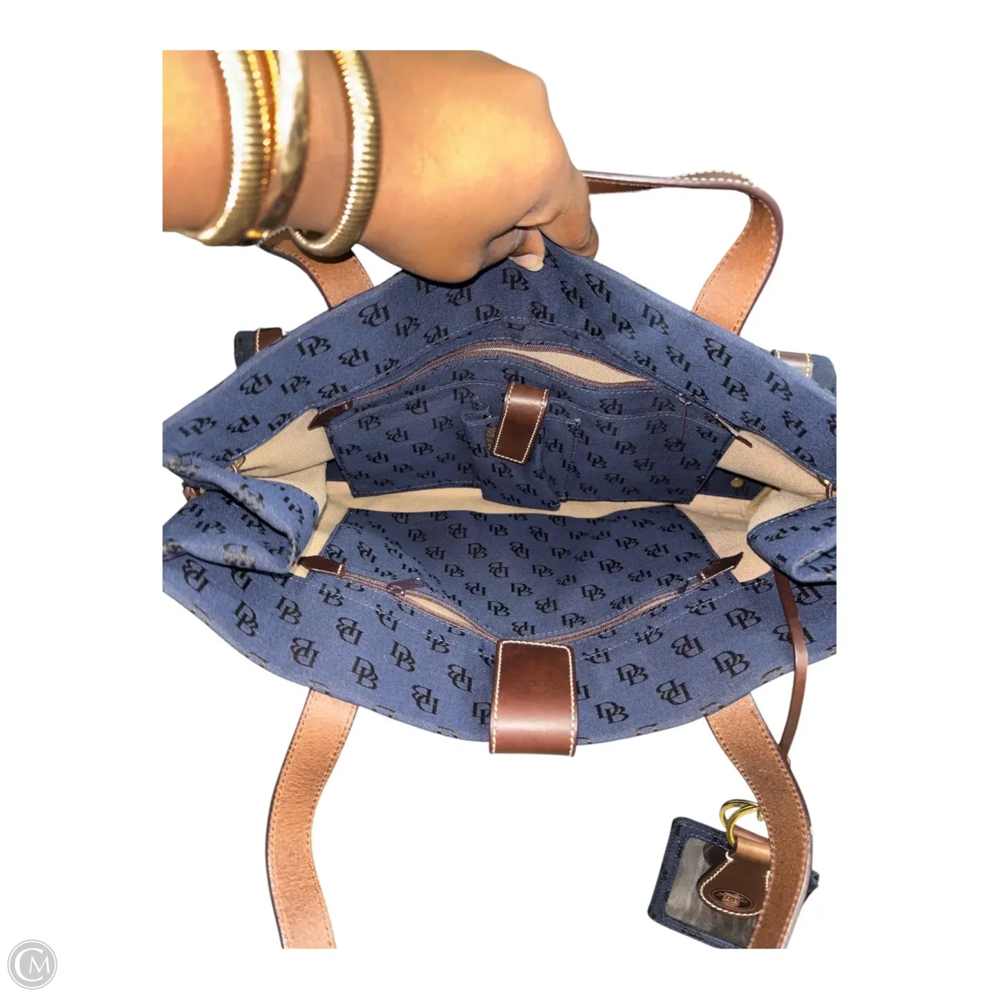 Handbag Designer By Dooney And Bourke, Size: Large