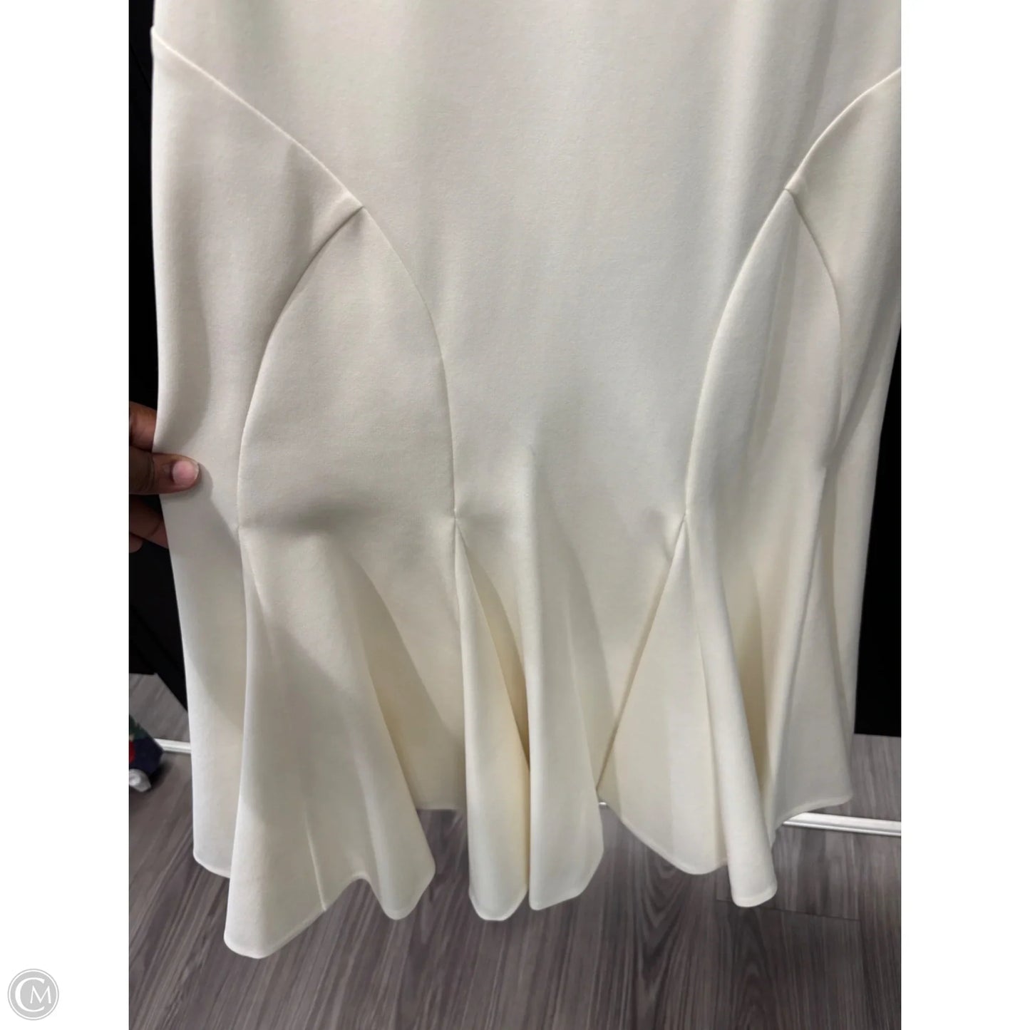 Dress Casual Midi By Ralph Lauren Collection In Cream, Size: 10