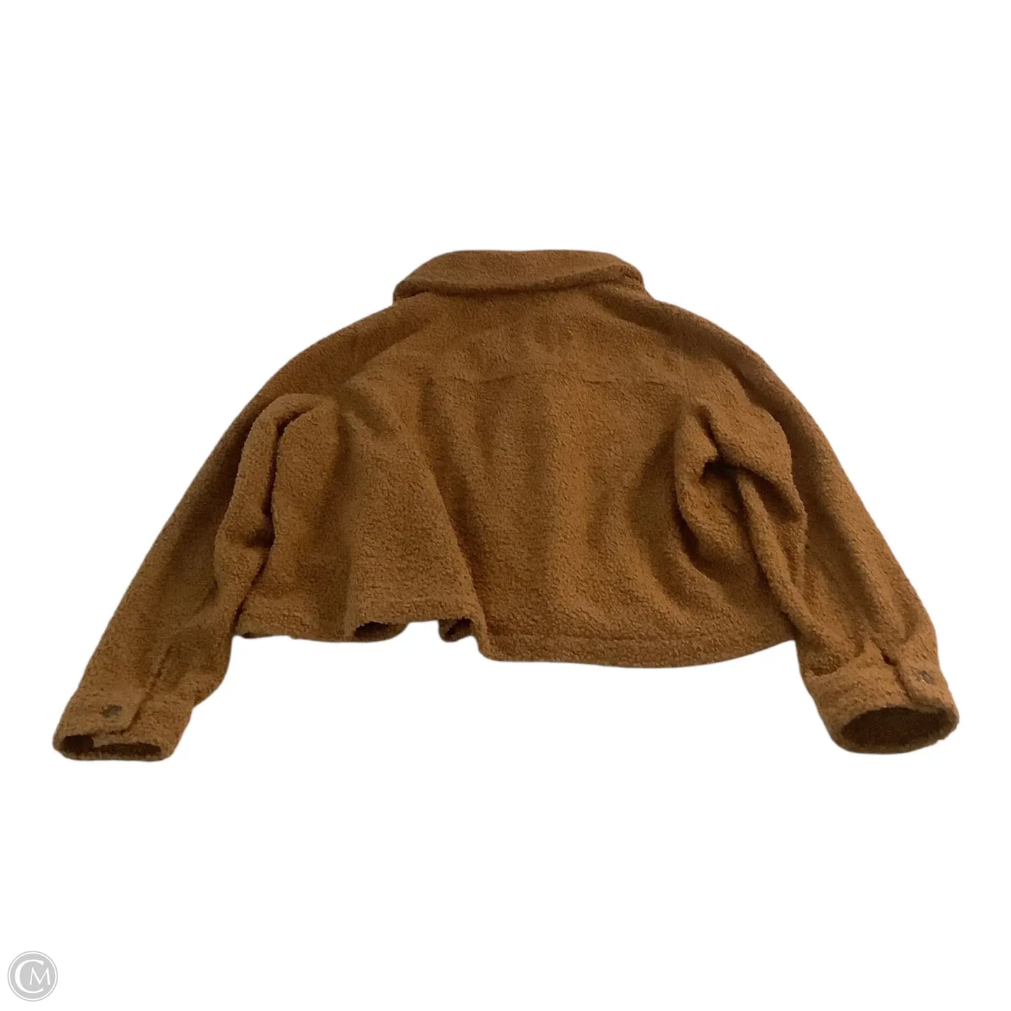 Jacket Fleece By Lane Bryant In Brown, Size: Xl