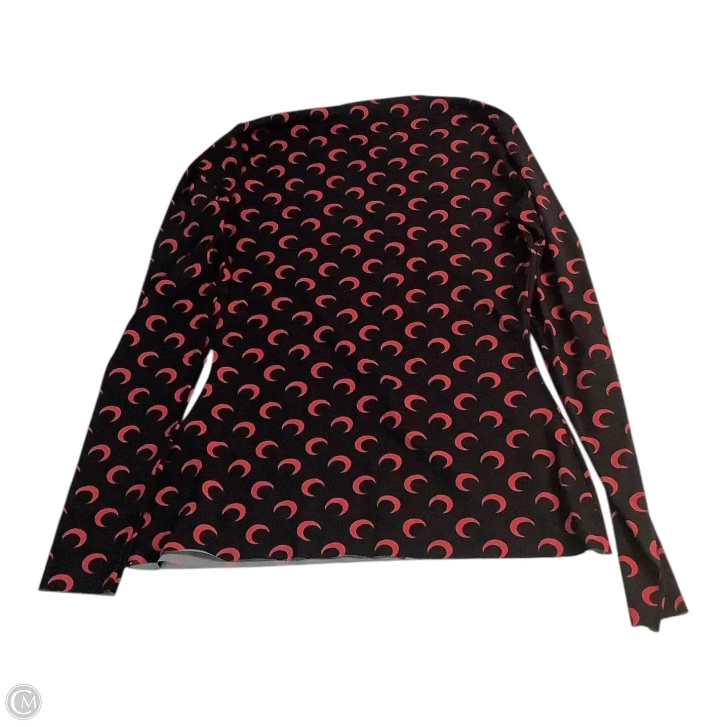 Top Long Sleeve By Cma In Black & Red, Size: M