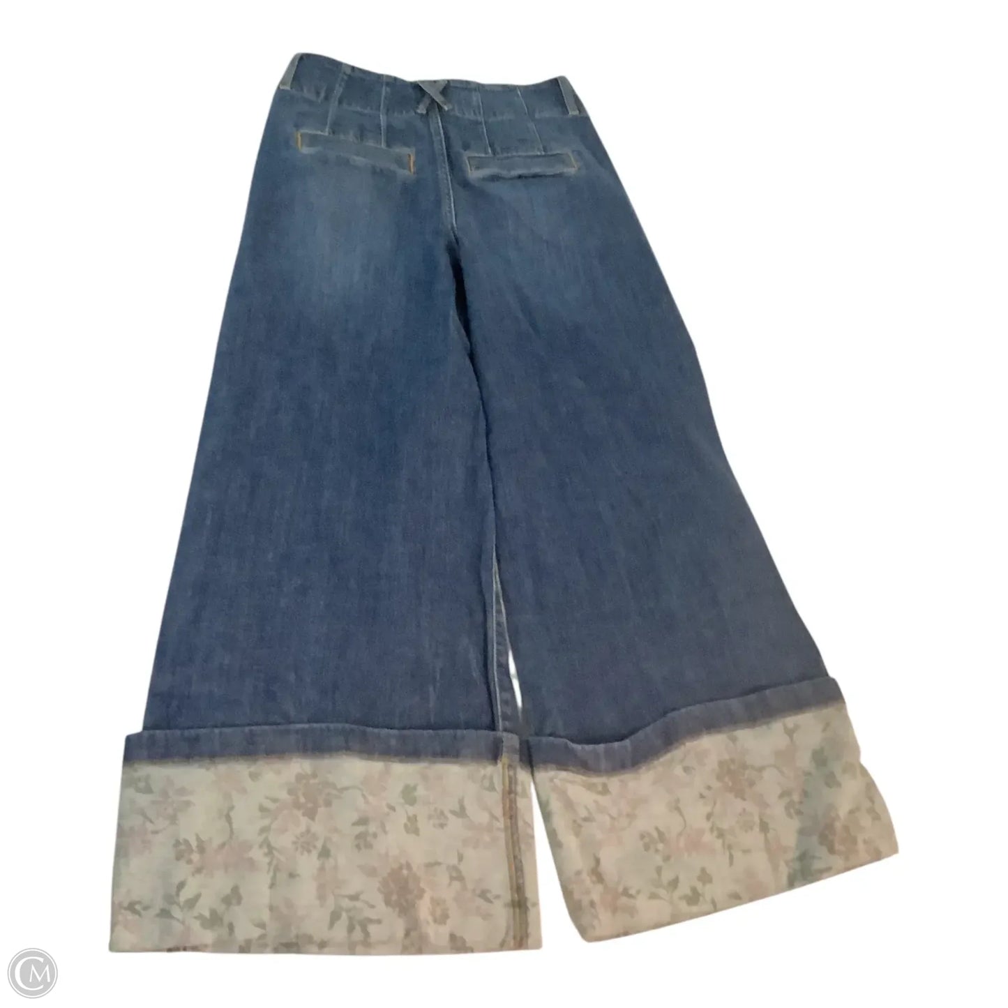 Jeans Wide Leg By Maeve In Floral Print, Size: 6p
