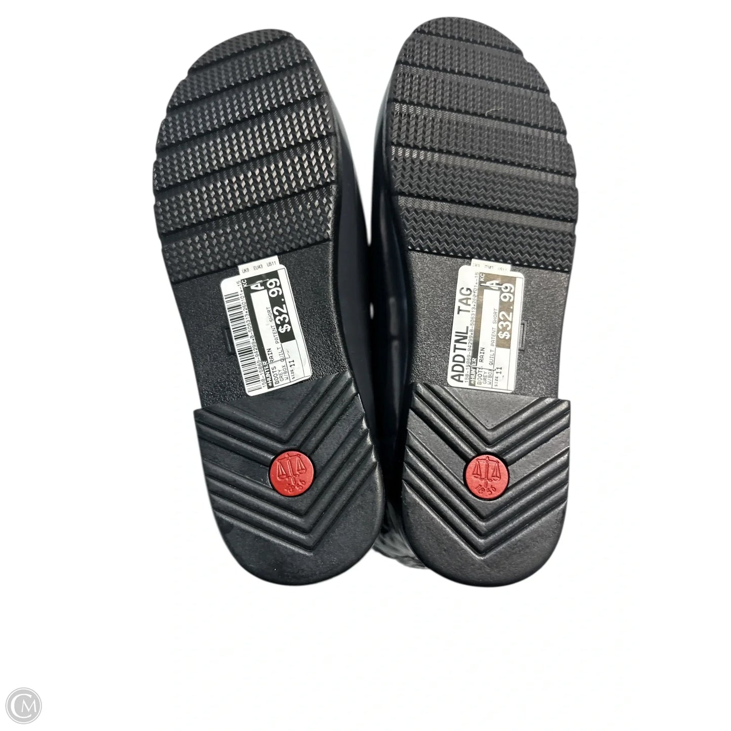 Boots Rain By Hunter In Grey, Size: 11