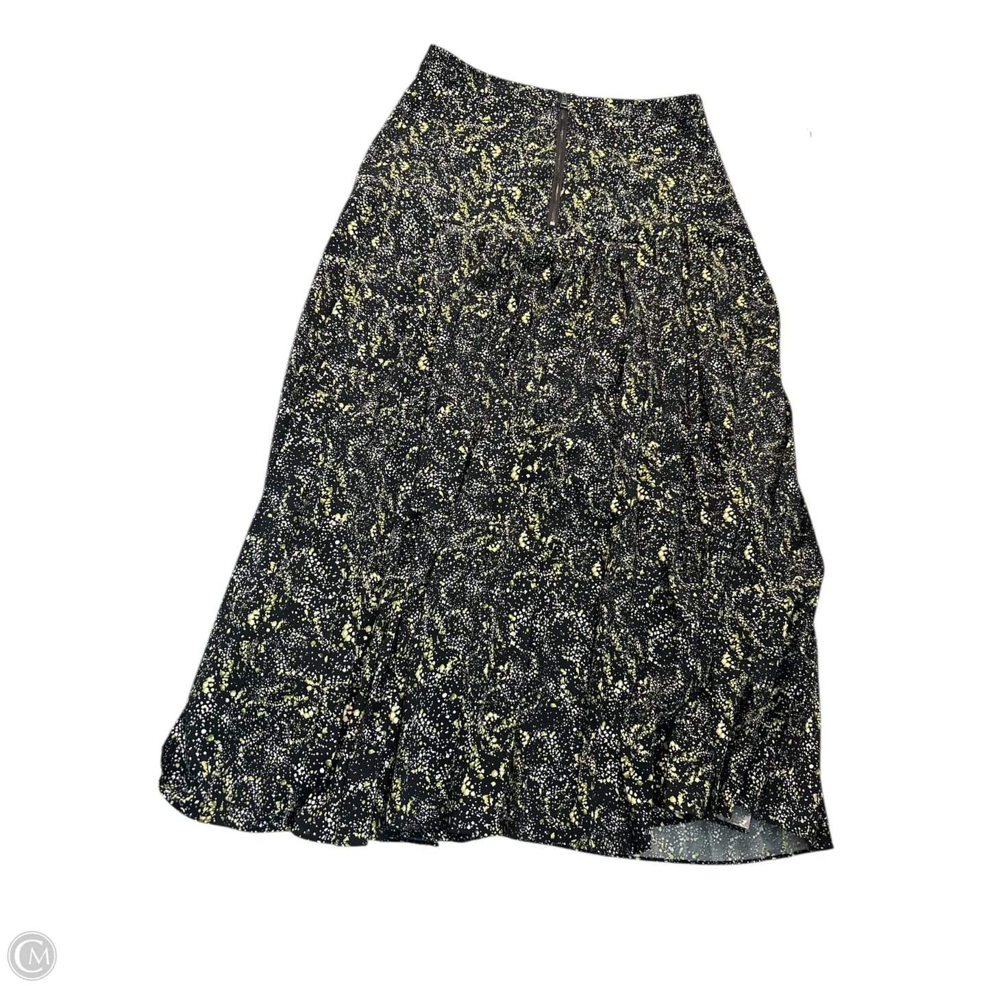 Skirt Maxi By Ted Baker In Black & Green, Size: M