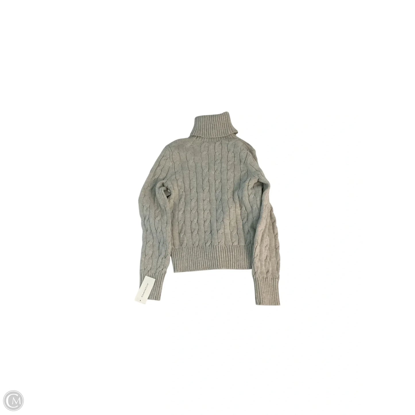 Sweater By Charter Club In Grey, Size: S