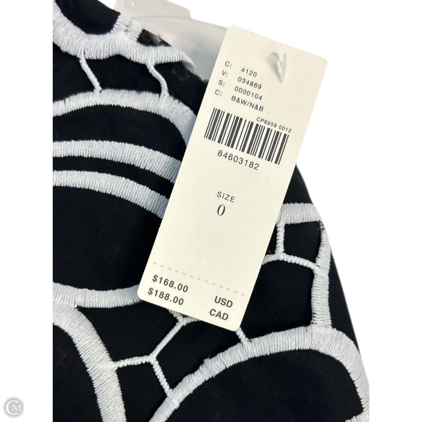 Skirt Midi By Anthropologie In Black & White, Size: 0