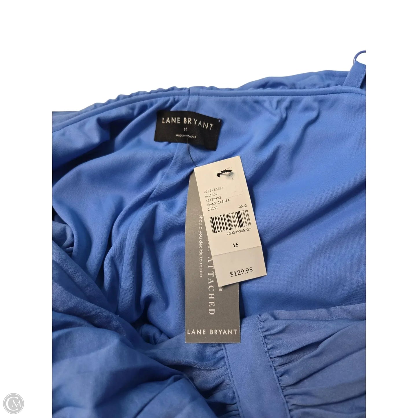 Dress Casual Maxi By Lane Bryant In Blue, Size: 16