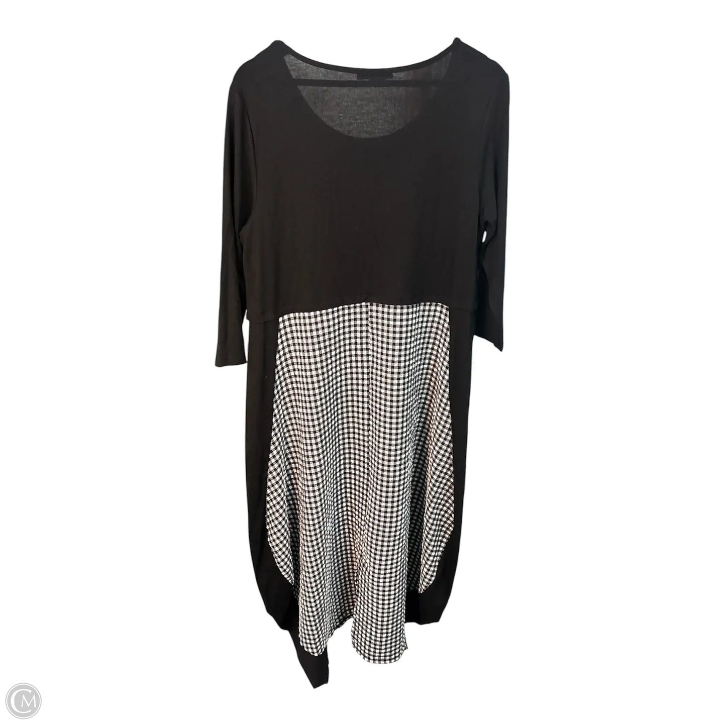 Dress Casual Maxi By Clothes Mentor In Black & White, Size: L