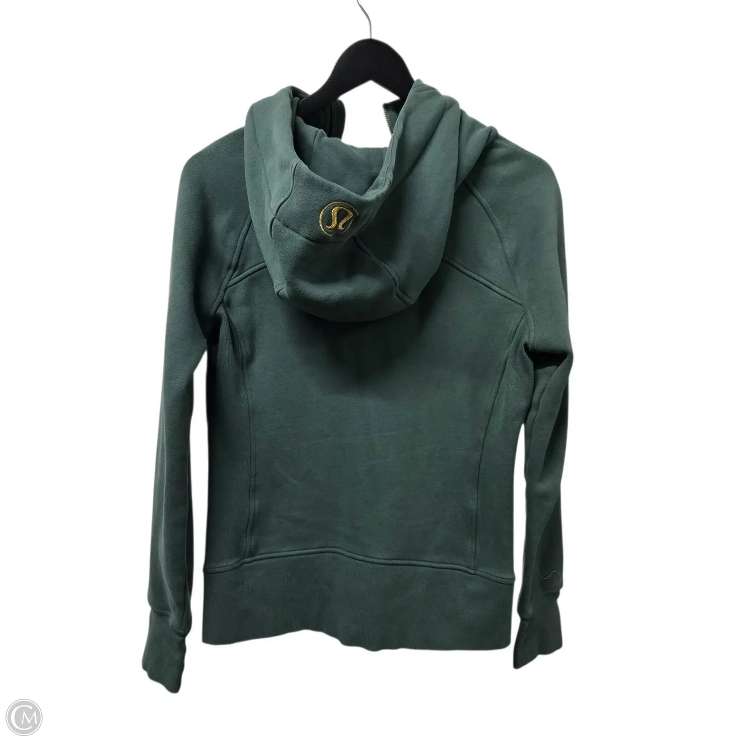 Athletic Jacket By Lululemon In Green, Size: 8