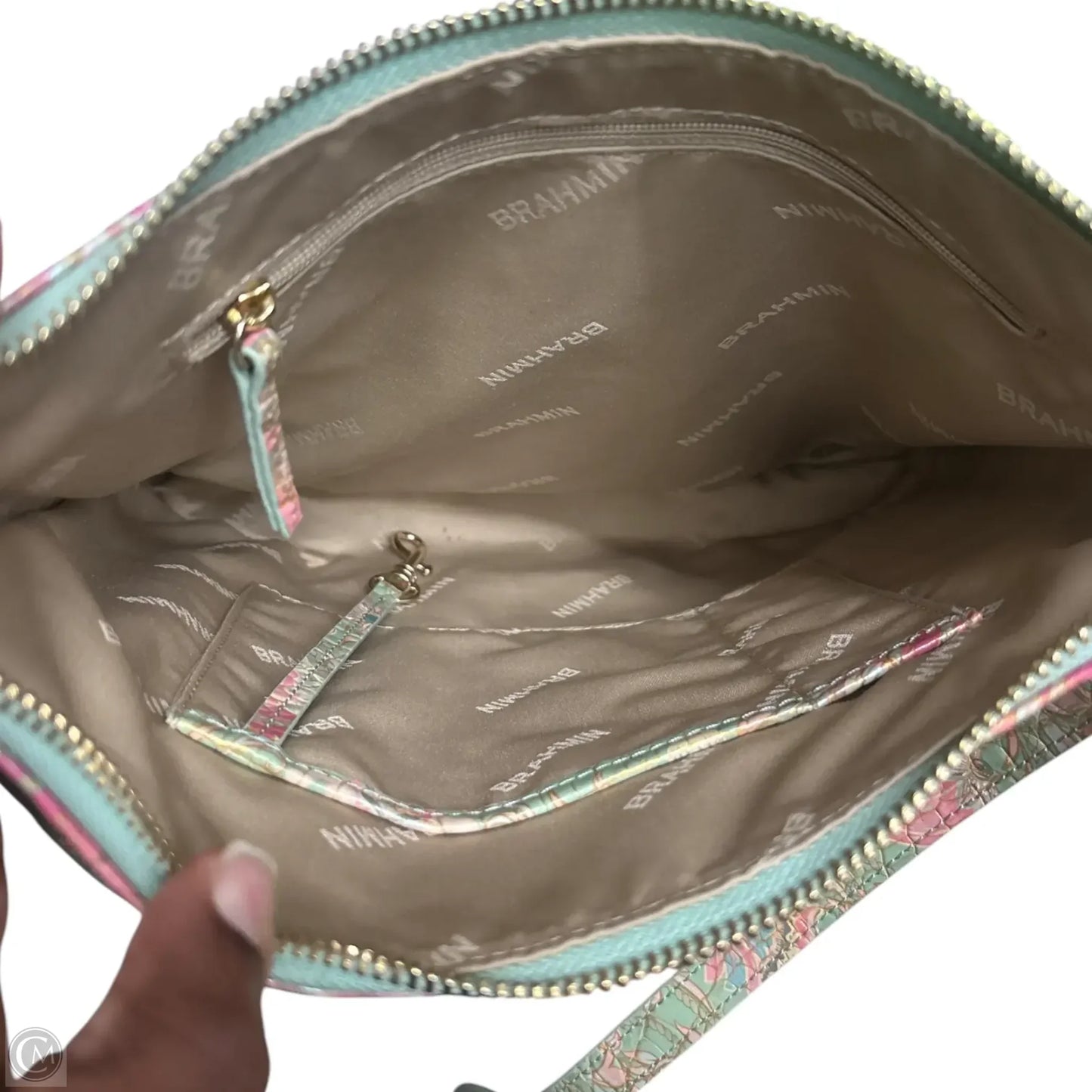 Handbag Designer By Brahmin, Size: Medium