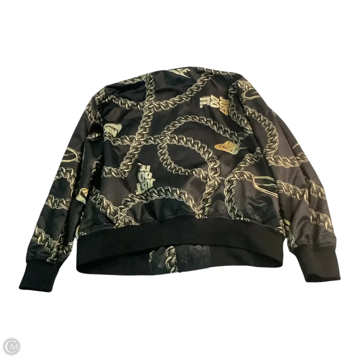Jacket Other By Nike Apparel In Black & Gold, Size: L