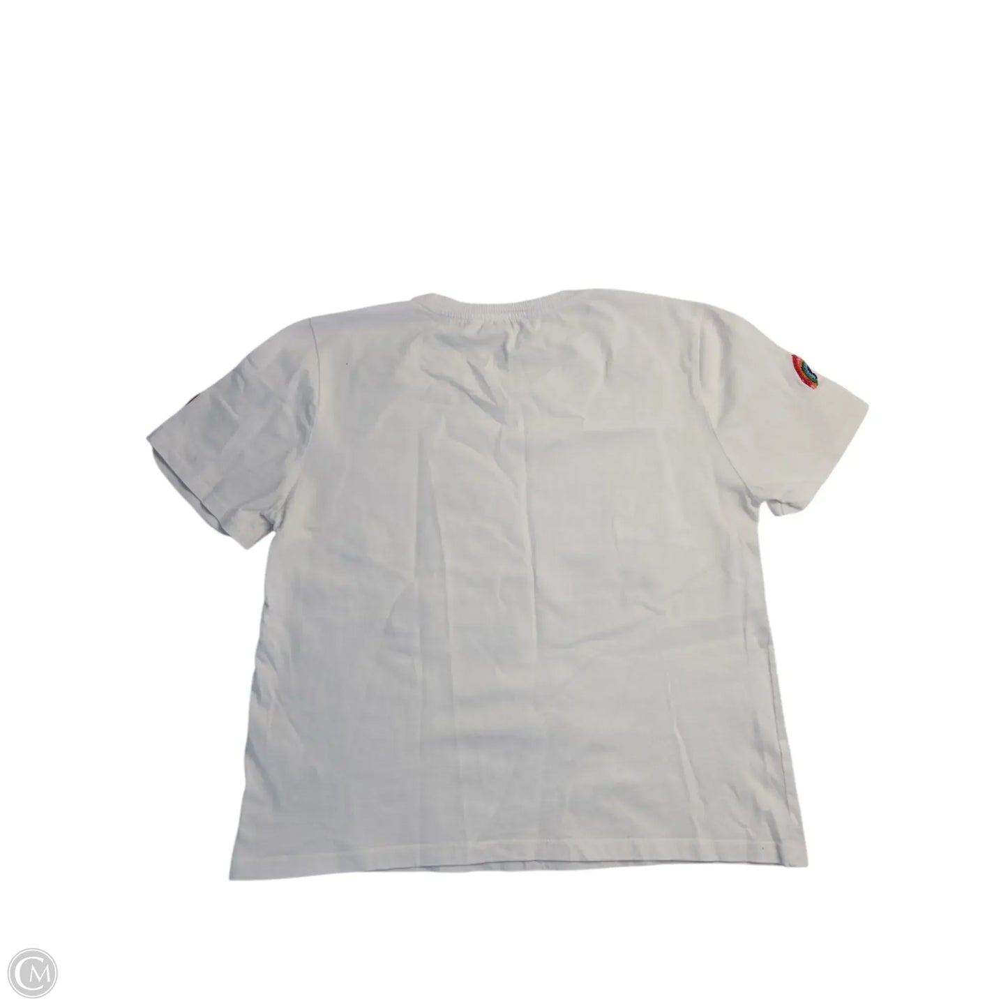 Top Short Sleeve By Zara In White, Size: L