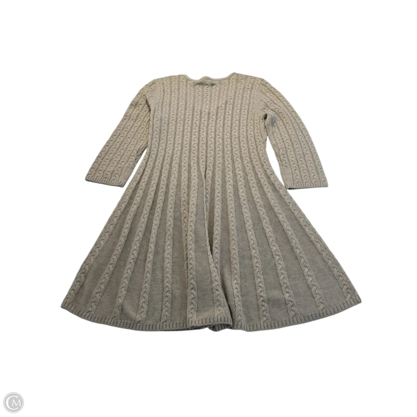 Dress Casual Midi By Eliza J In Beige, Size: Xl