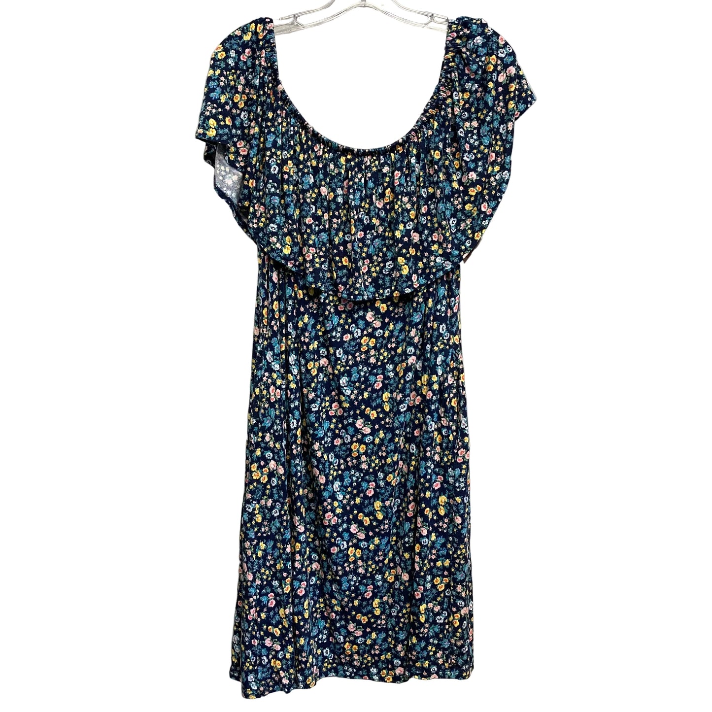 Dress Casual Midi By Lane Bryant In Navy, Size:3X